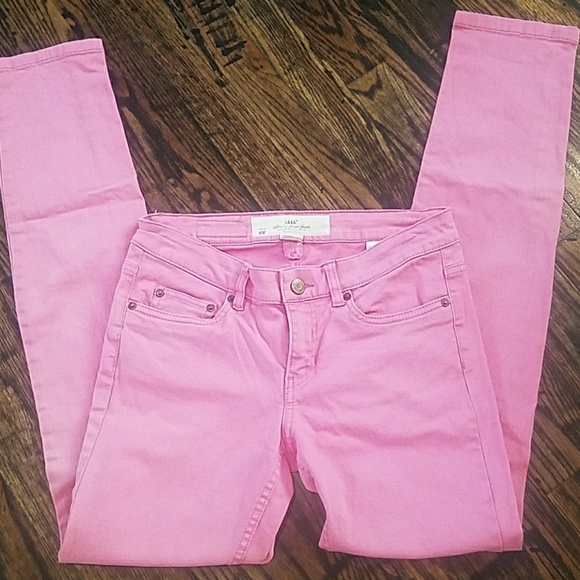 H M Brand Logg Bubblegum Pink Jeans 
